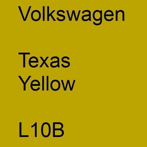 Volkswagen, Texas Yellow, L10B.